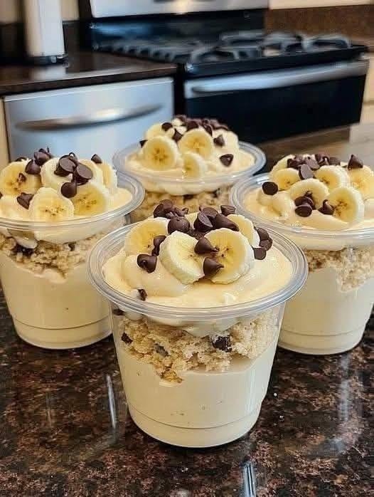 High Protien Banana Pudding