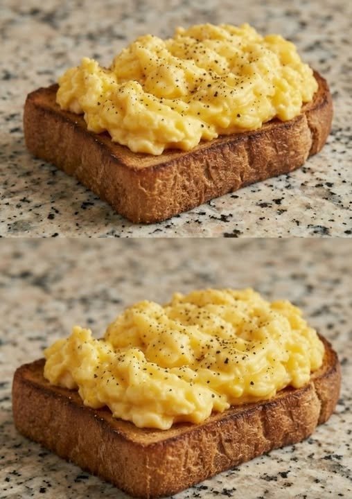 Healthy Soft, Fluffy & Creamy Scrambled Eggs